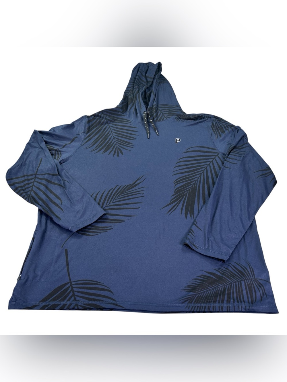 PUMA x Palm Tree Crew PTC CLOUDSPUN Golf Hoodie Men’s L Navy Palm Print Kygo